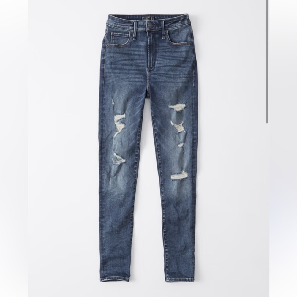 Abercrombie Women’s Curve Love High Rise Super Skinny Jeans